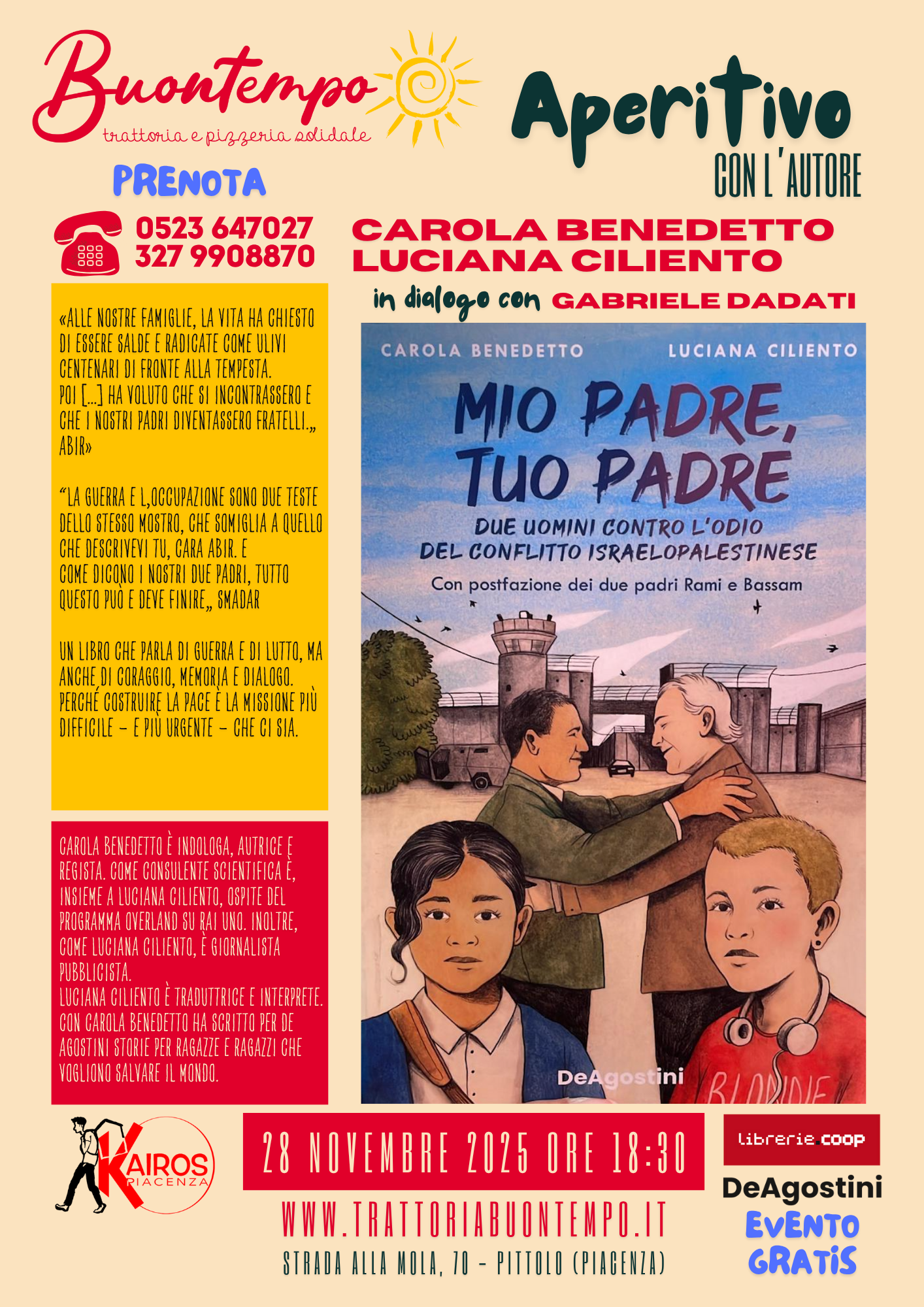 aperitivo con l’autore NOV25